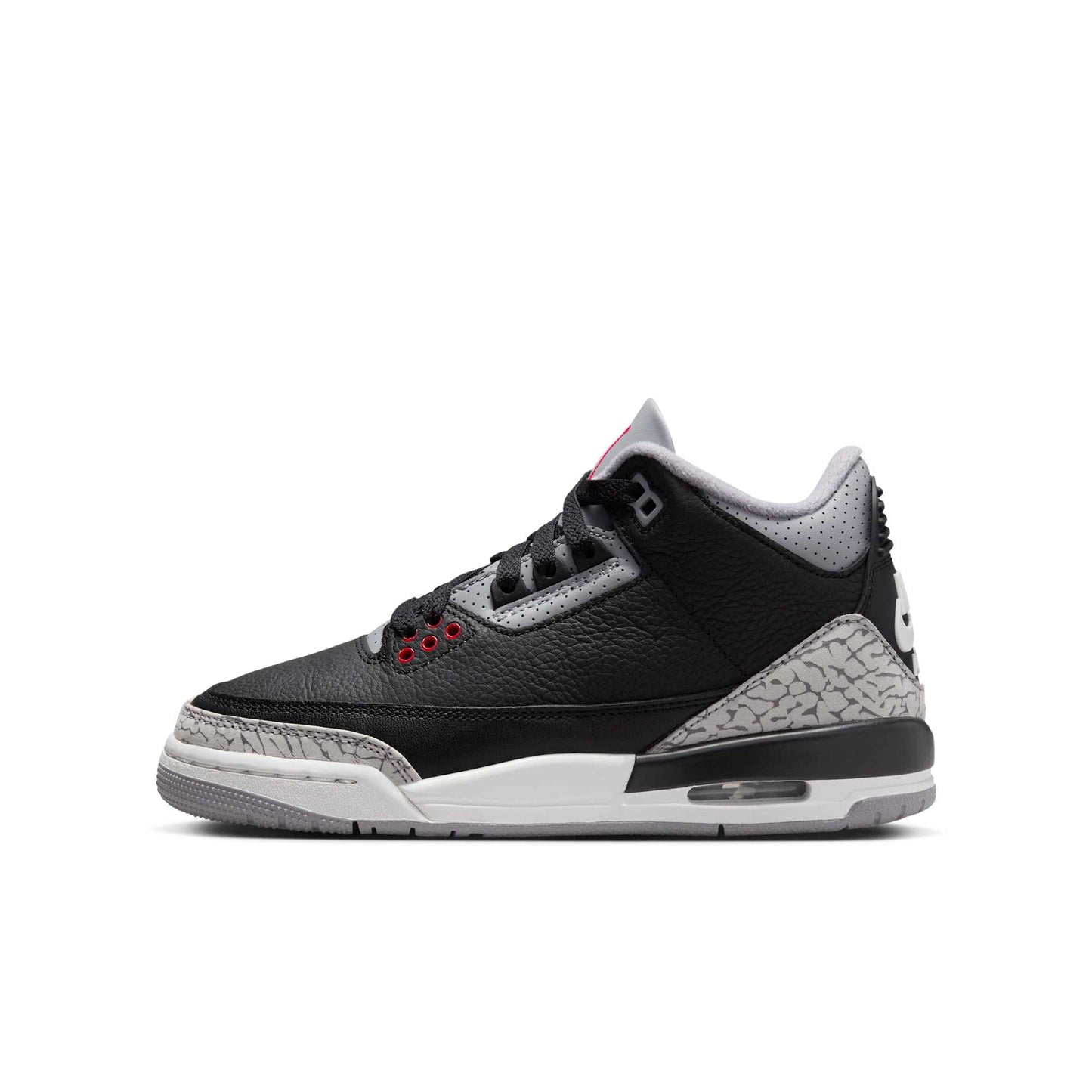 Grade School Air Jordan Retro 3 "Black Cement"