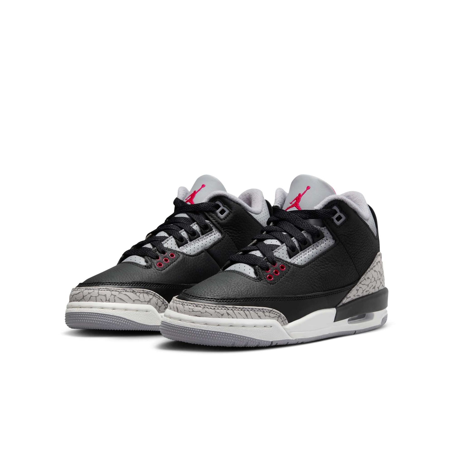Grade School Air Jordan Retro 3 "Black Cement"