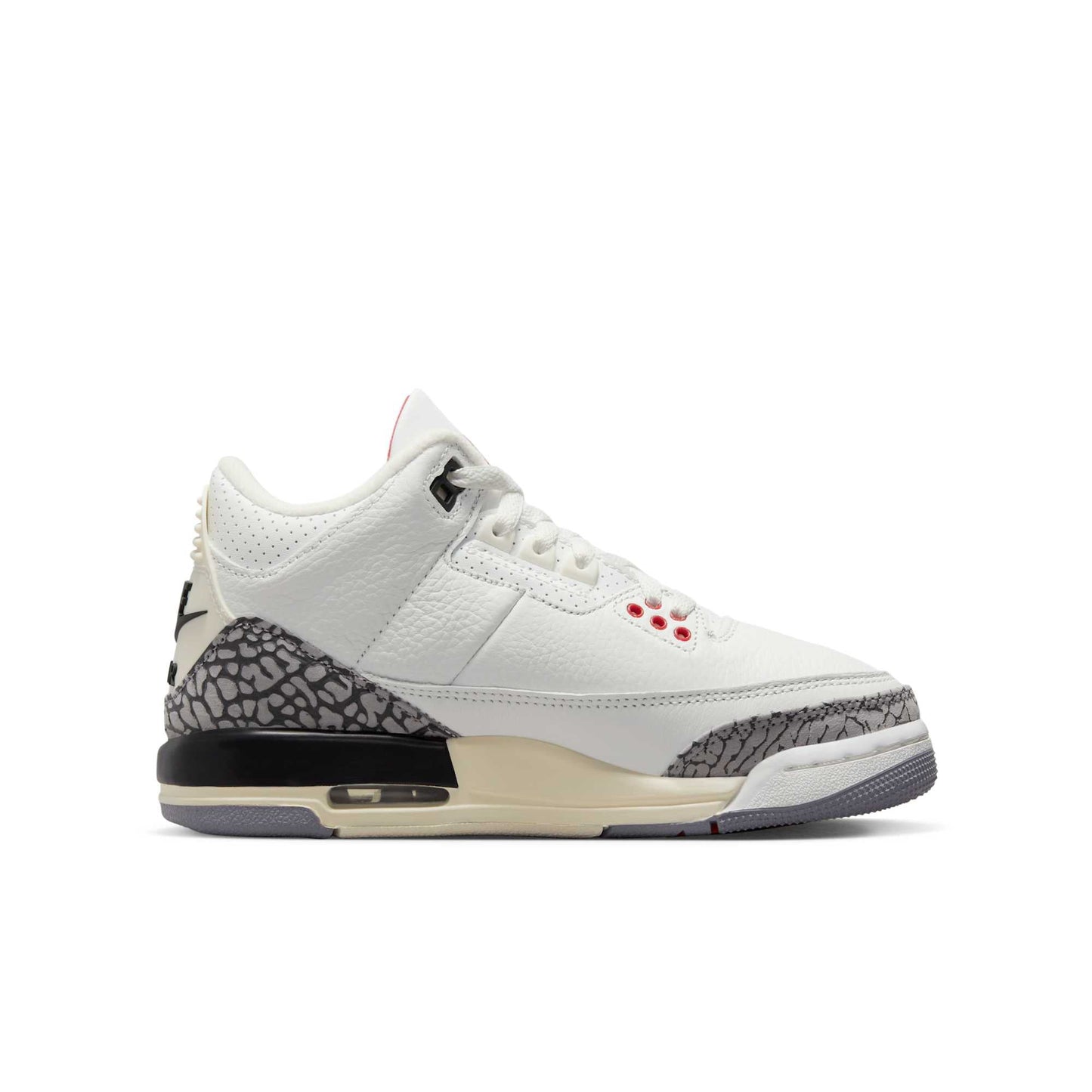 Grade School Air Jordan Retro 3 'White Cement Reimagined'