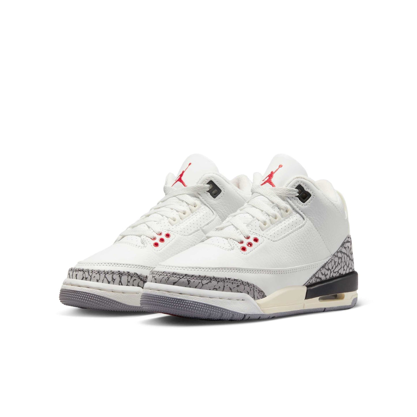 Air Jordan Grade School Retro 3 'White Cement Reimagined' Sneakers