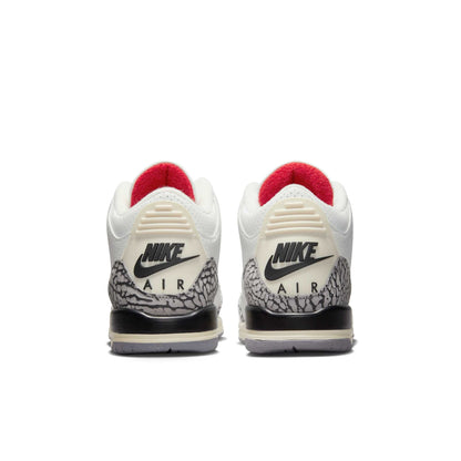 Air Jordan Grade School Retro 3 'White Cement Reimagined' Sneakers