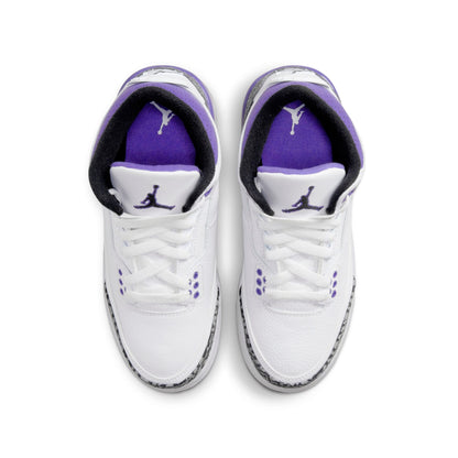 Air Jordan Grade School Retro 3 Gs 'Dark Iris' Sneakers