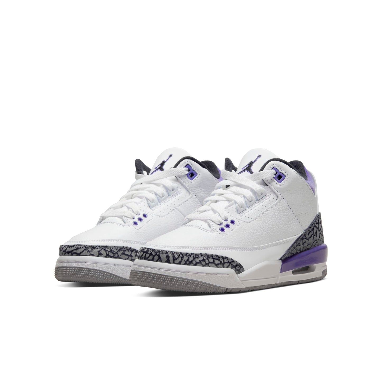 Air Jordan Grade School Retro 3 Gs 'Dark Iris' Sneakers