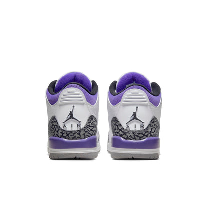 Air Jordan Grade School Retro 3 Gs 'Dark Iris' Sneakers