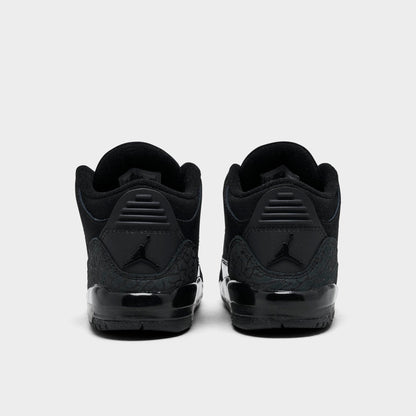 Toddlers Air Jordan Retro 3 'Black Cat (2025) (Td)' - DM0968-001
