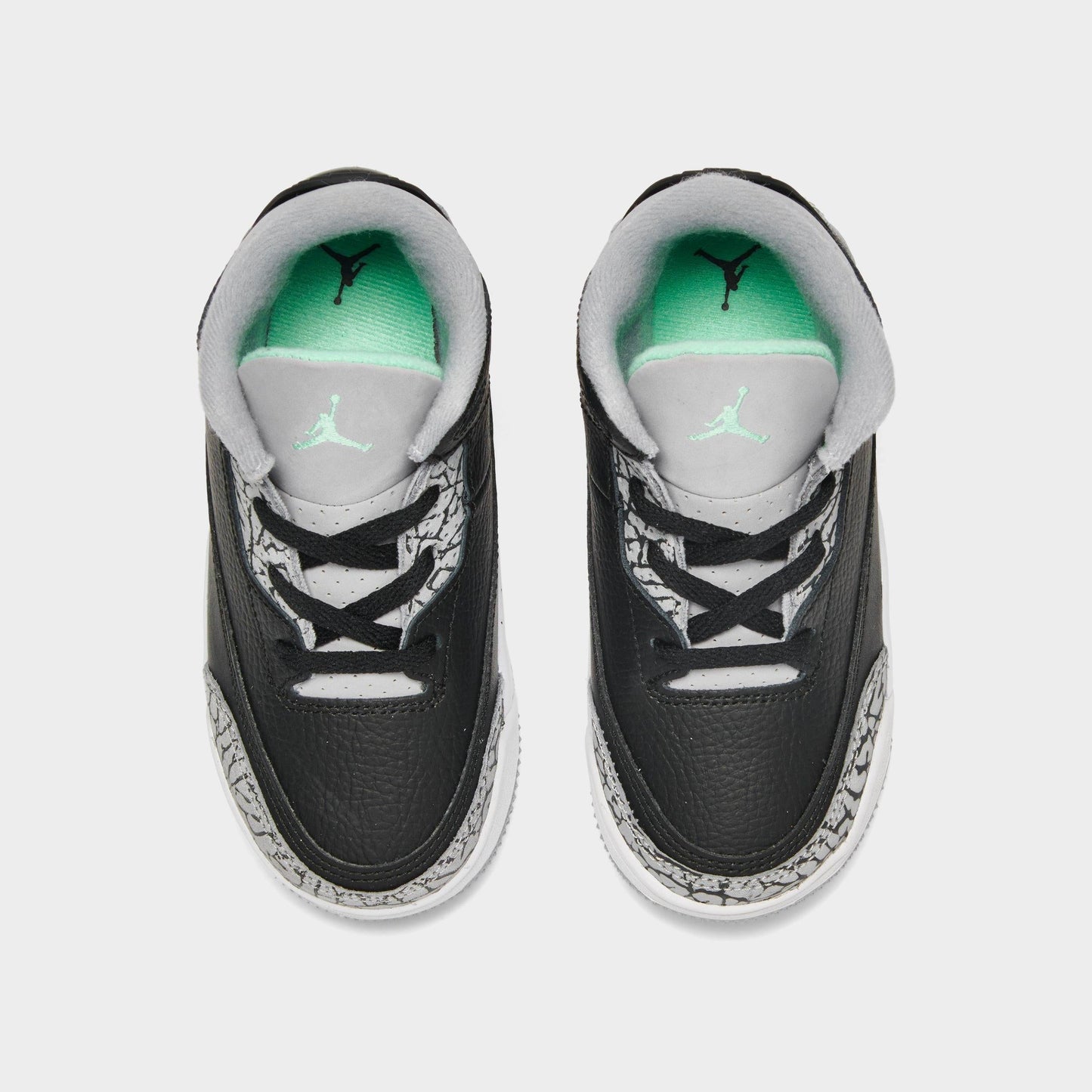 Toddlers Air Jordan Retro 3 'Green Glow (Td)' - DM0968-031