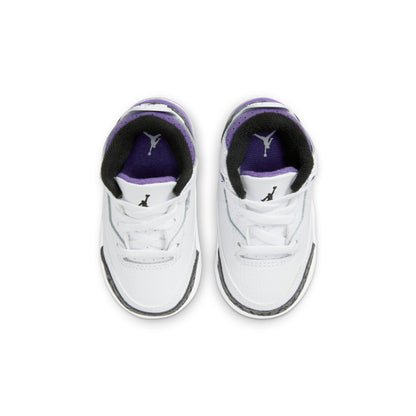 Air Jordan Toddlers Retro 3 Td 'Dark Iris' Sneakers