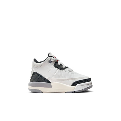 Air Jordan Toddlers Retro 3 'Cement Grey Td' Hard Bottom Bottom)