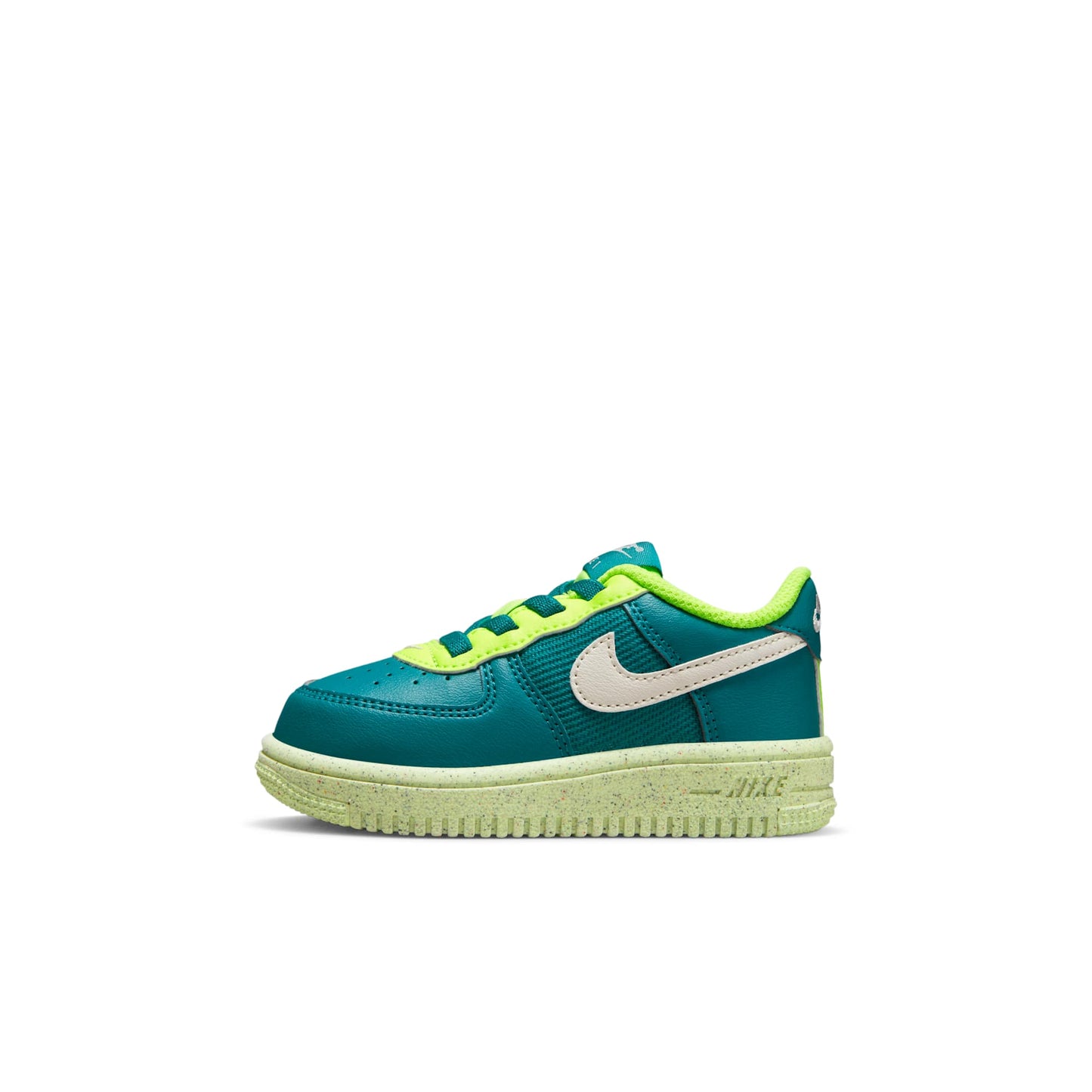 Nike Toddlers Air Force 1 Crater Next Nature 'Bright Spruce Volt' Sneakers