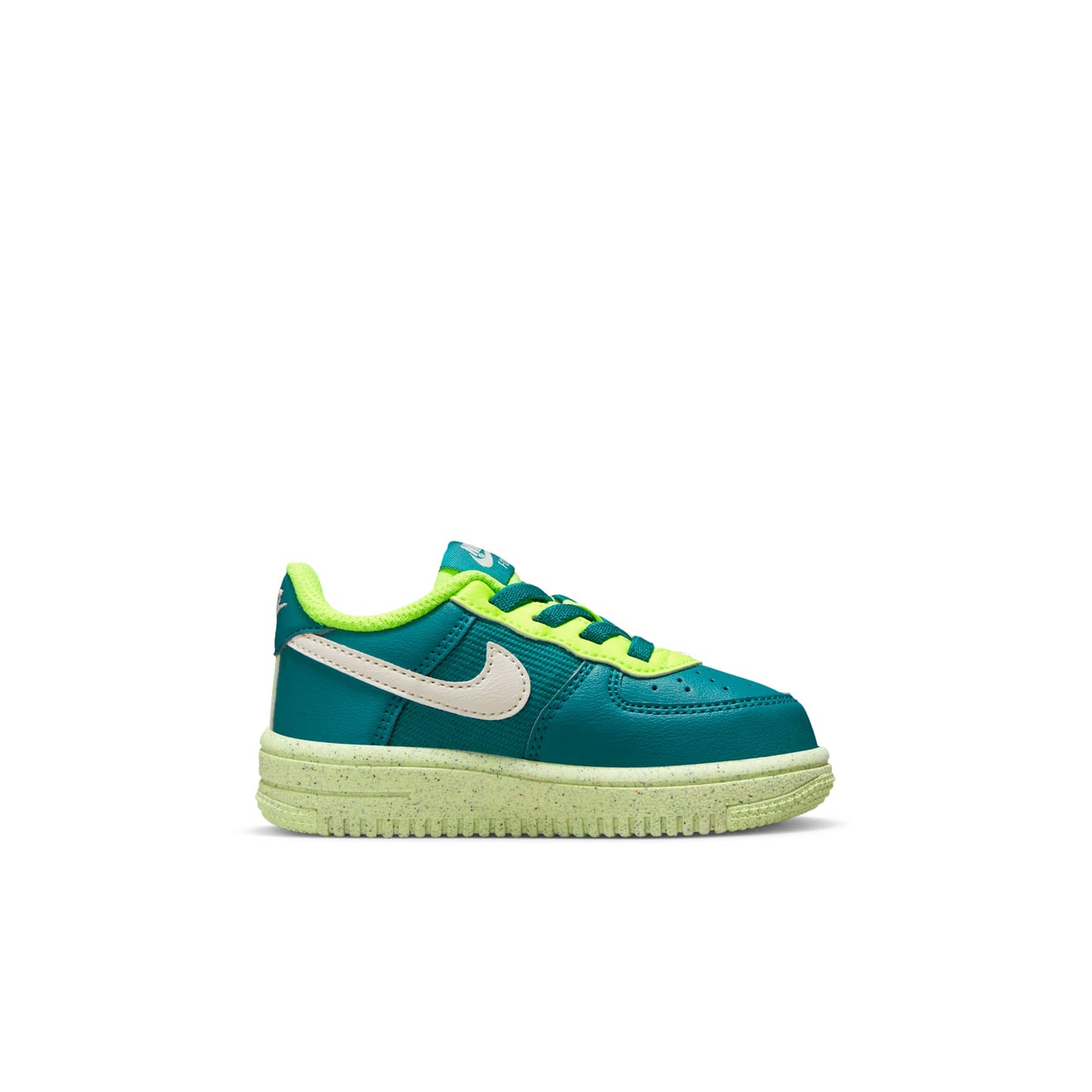Nike Toddlers Air Force 1 Crater Next Nature 'Bright Spruce Volt' Sneakers