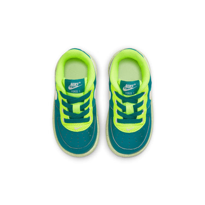 Nike Toddlers Air Force 1 Crater Next Nature 'Bright Spruce Volt' Sneakers