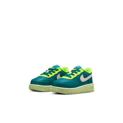 Nike Toddlers Air Force 1 Crater Next Nature 'Bright Spruce Volt' Sneakers