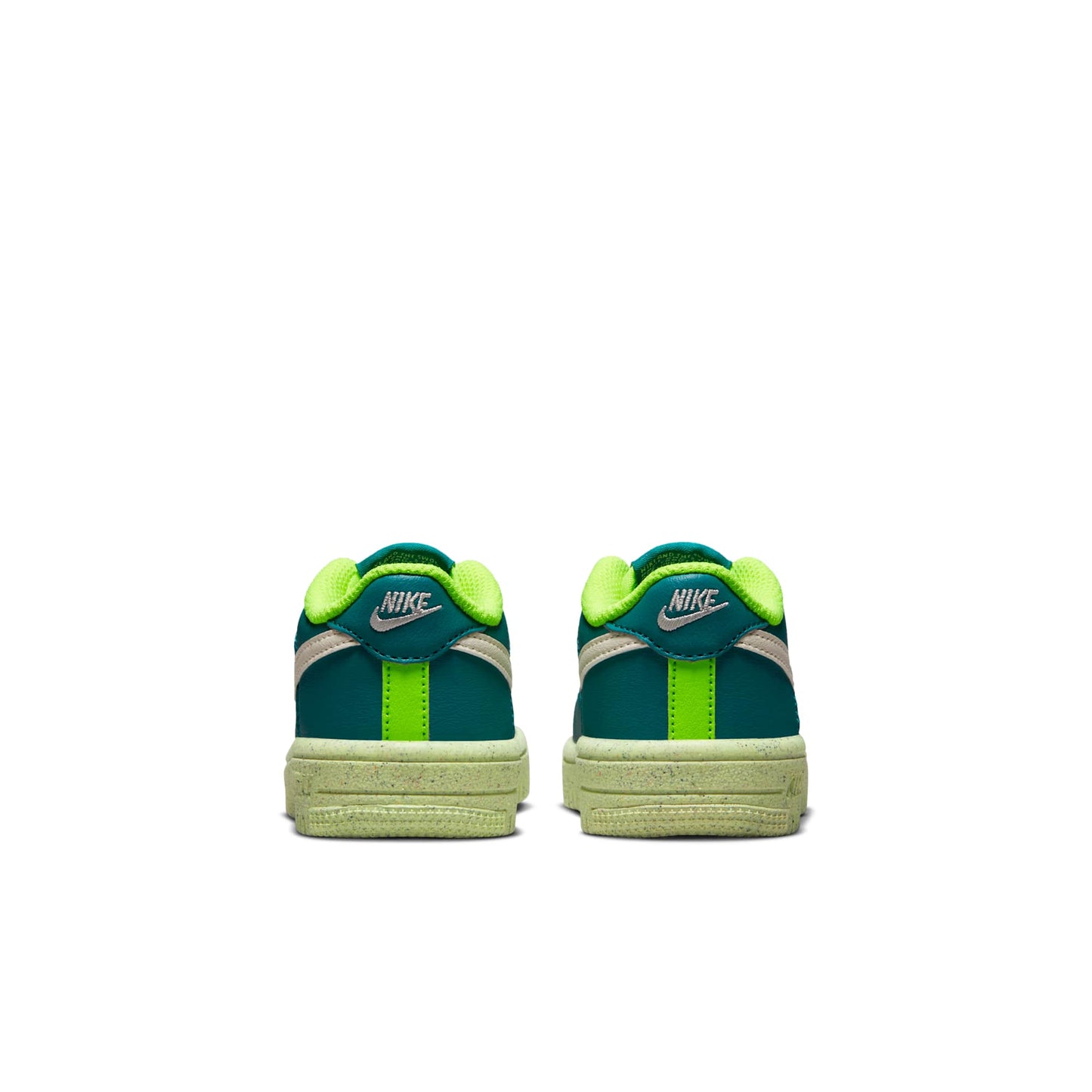 Nike Toddlers Air Force 1 Crater Next Nature 'Bright Spruce Volt' Sneakers