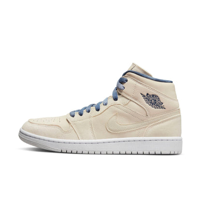 Air Jordan Women's Retro 1 Mid Se W 'Sanddrift' Sneakers