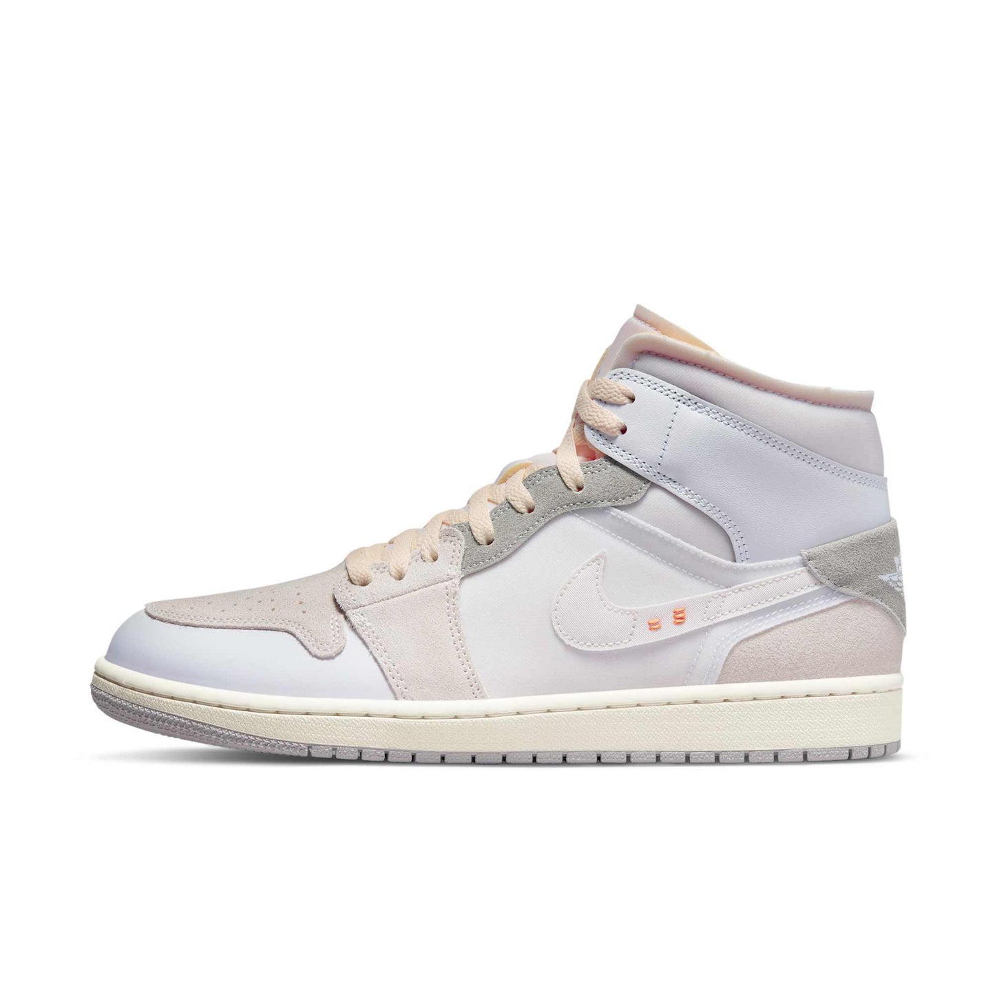 Men's Air Jordan Retro 1 Mid Se 'Craft Inside Out White Grey'