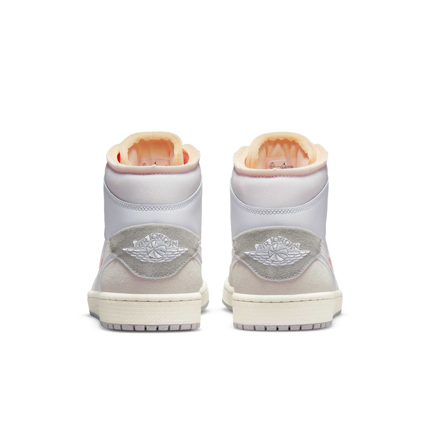 Men's Air Jordan Retro 1 Mid Se 'Craft Inside Out White Grey'