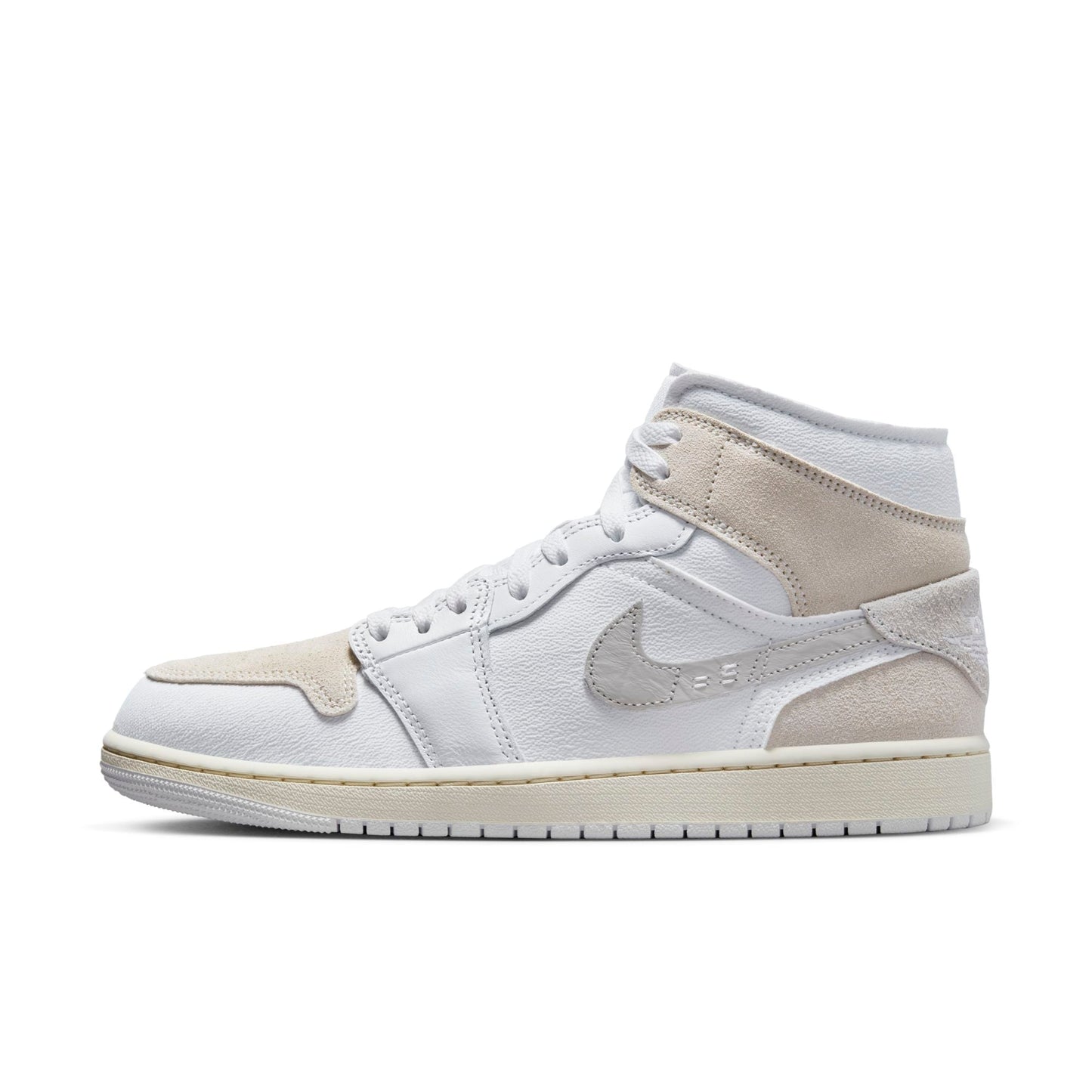 Nike Men's Retro 1 Mid Se Craft 'Tech Grey' Sneakers
