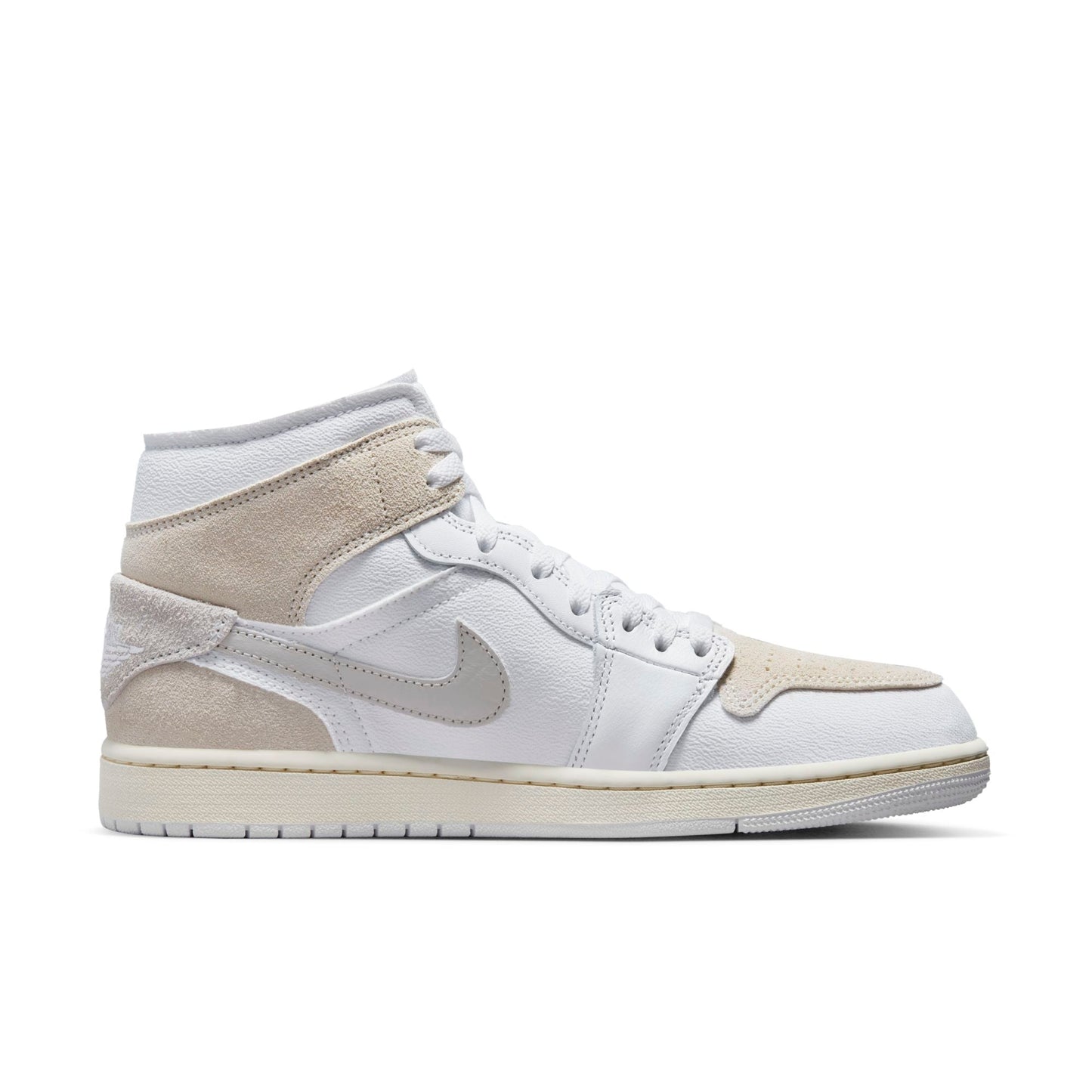 Nike Men's Retro 1 Mid Se Craft 'Tech Grey' Sneakers