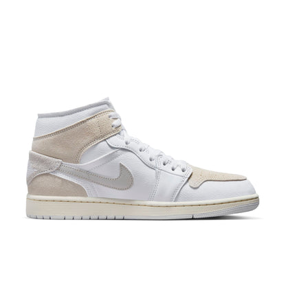Nike Men's Retro 1 Mid Se Craft 'Tech Grey' Sneakers