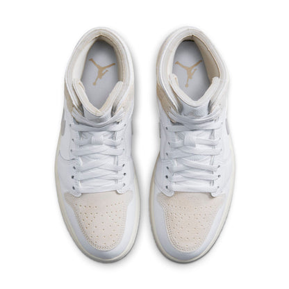 Nike Men's Retro 1 Mid Se Craft 'Tech Grey' Sneakers