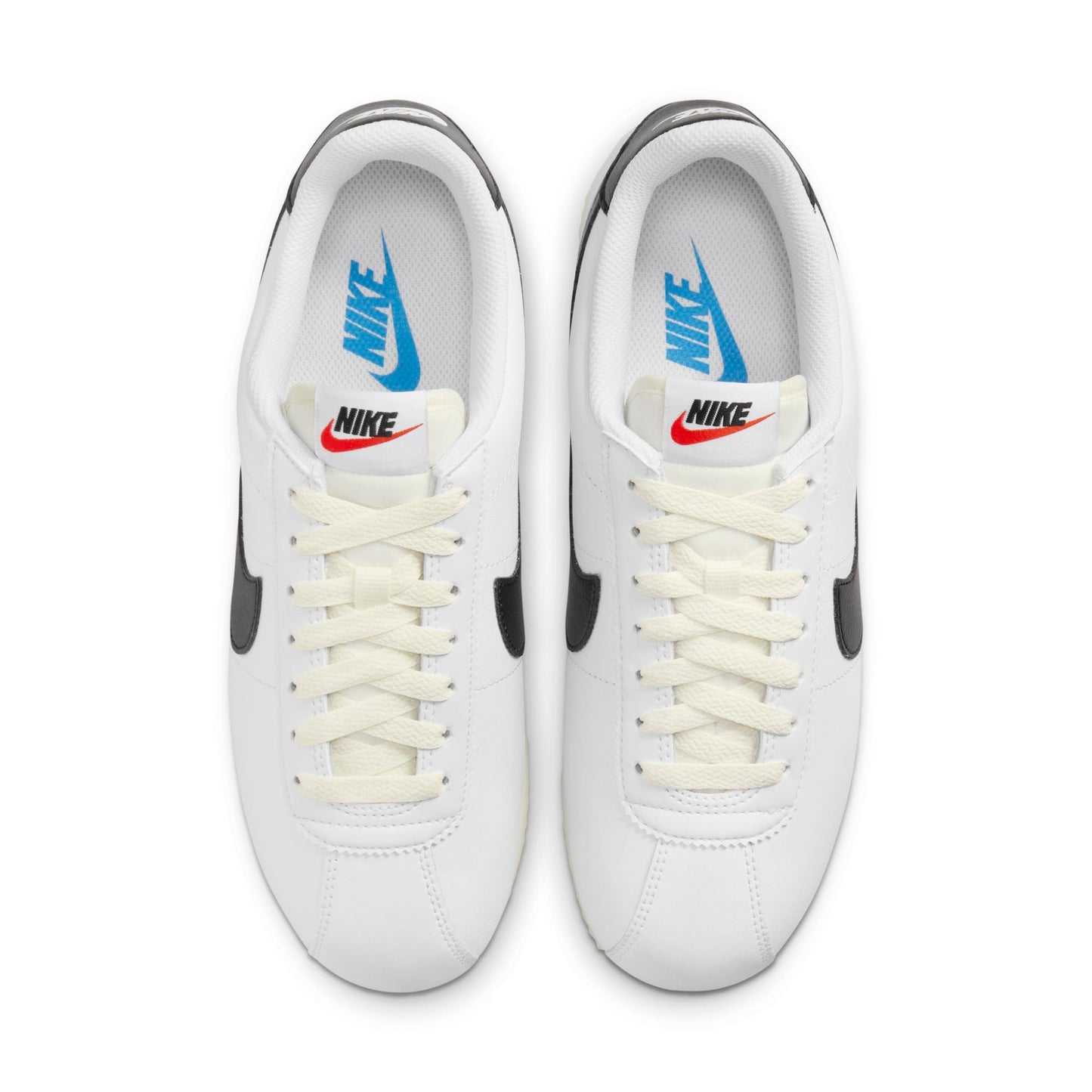 Nike Women's Cortez 'White Black Light Photo Blue' Sneakers