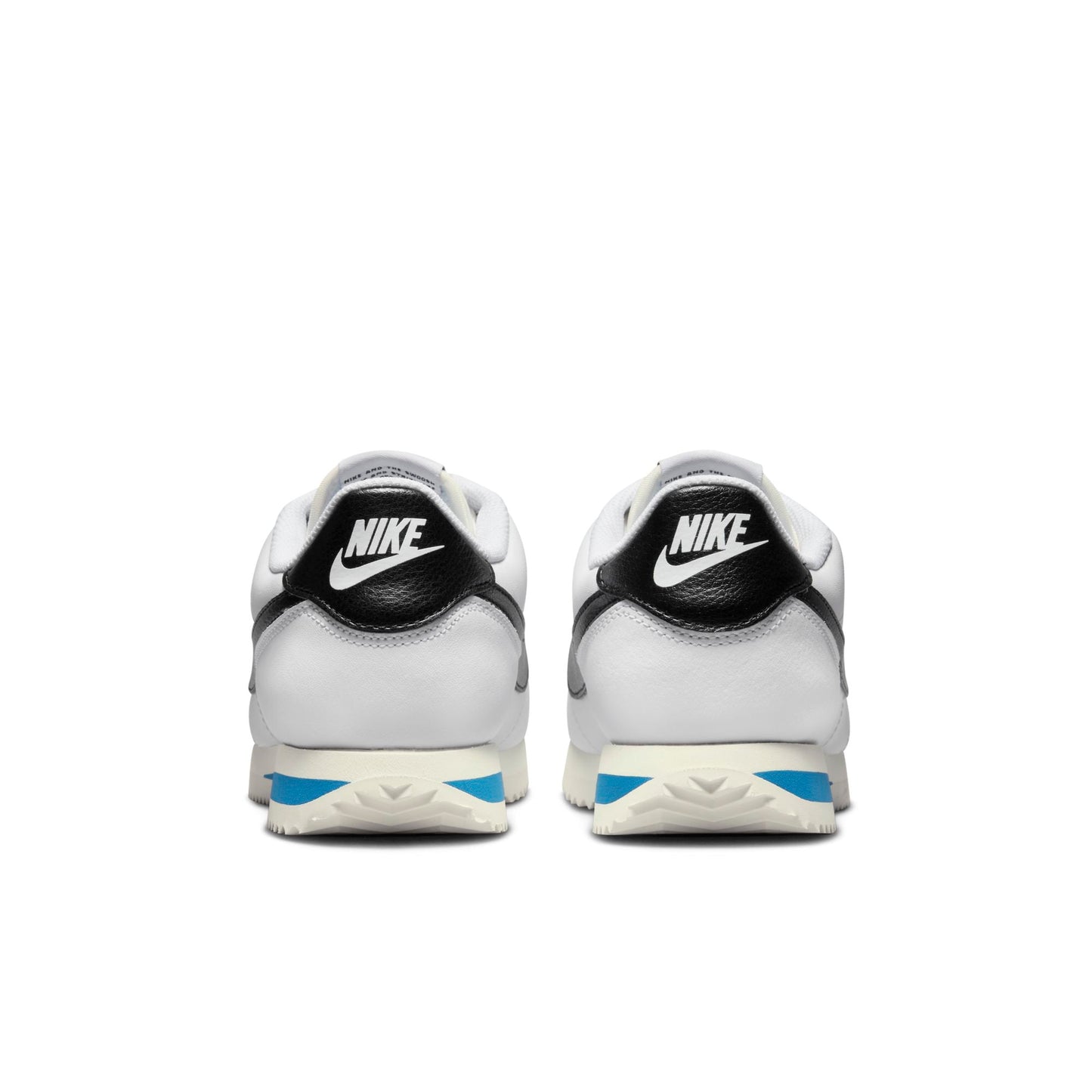 Nike Women's Cortez 'White Black Light Photo Blue' Sneakers