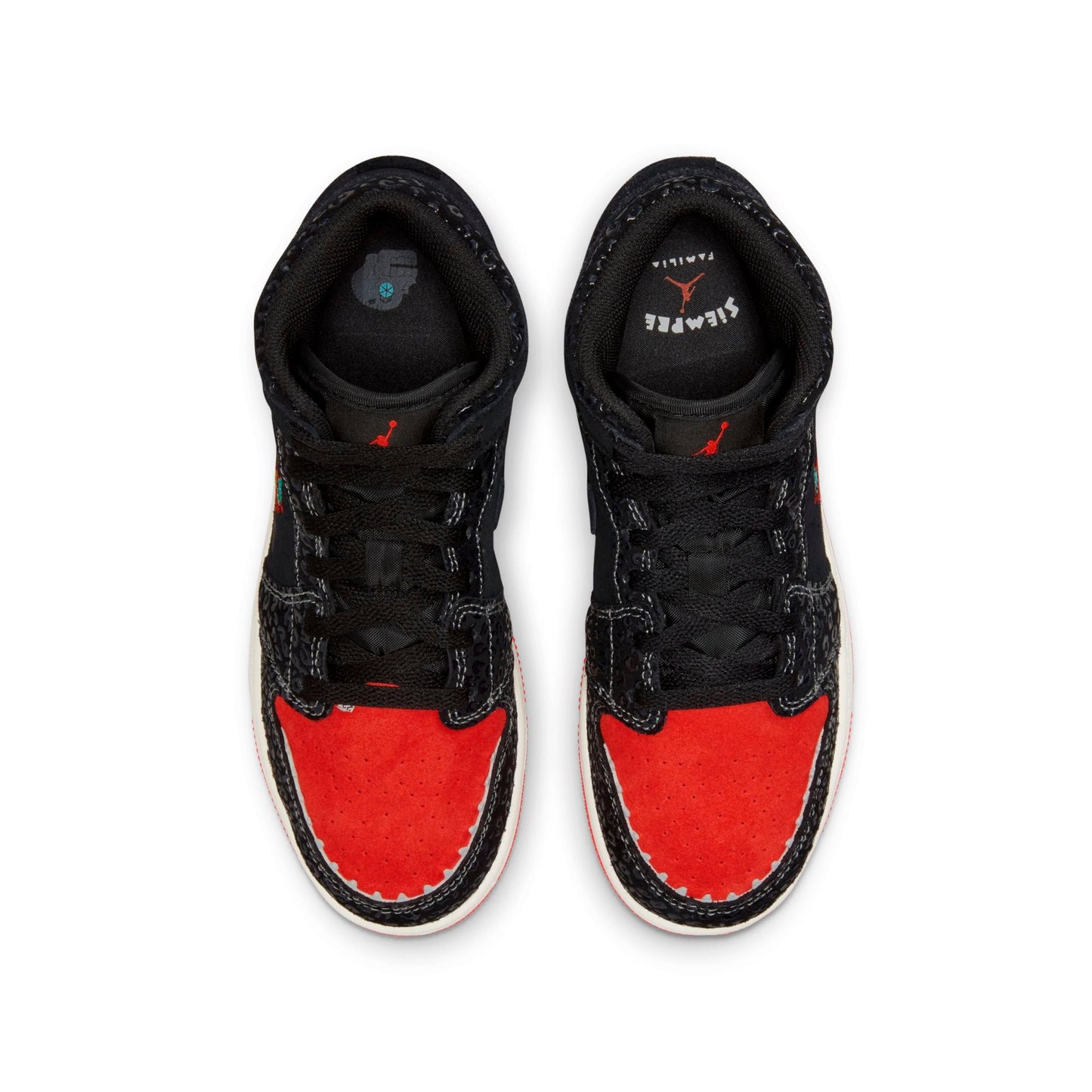 Air Jordan Grade School Retro 1 Mid Gs 'Siempre Familia' Sneakers