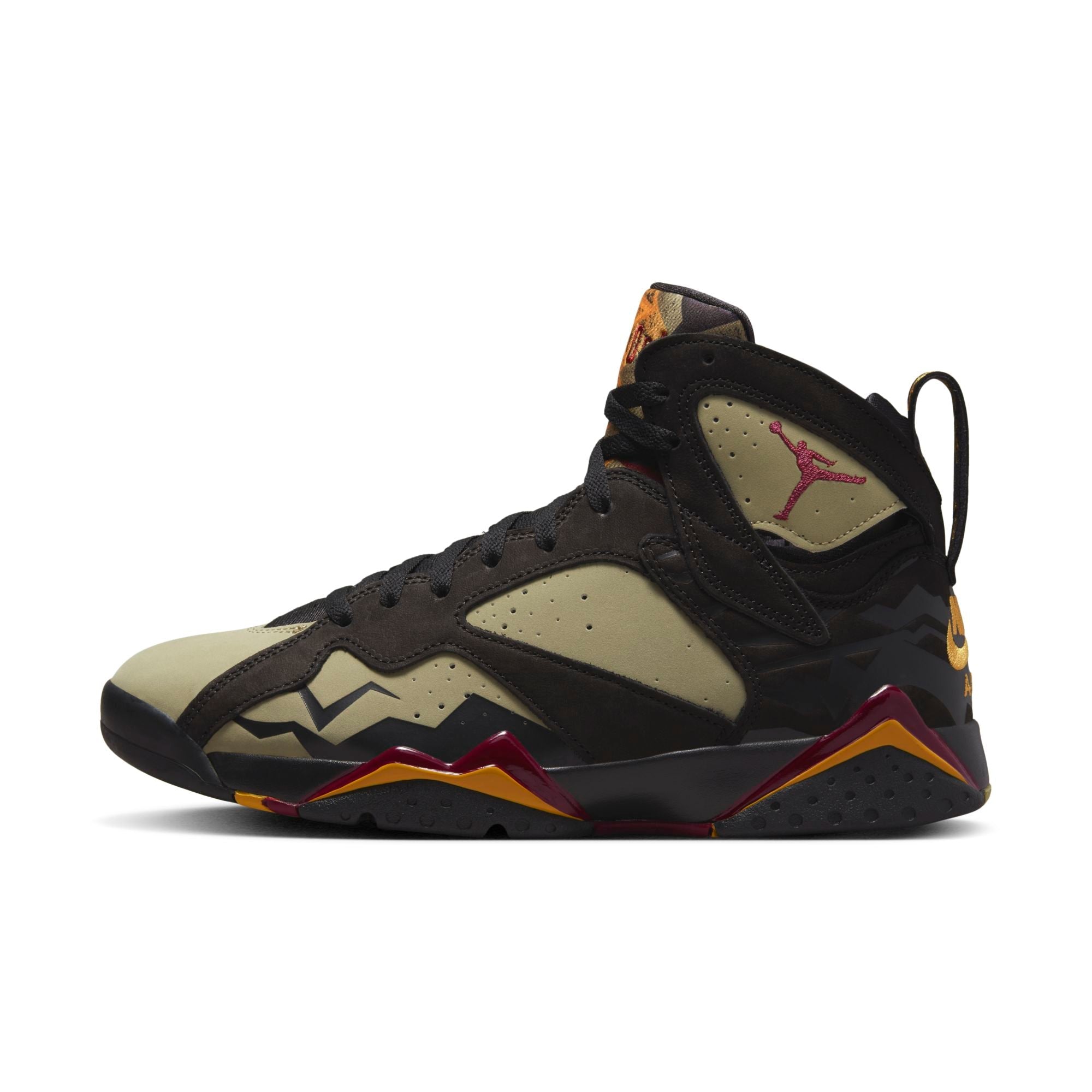 jordan retro 7 black and orange