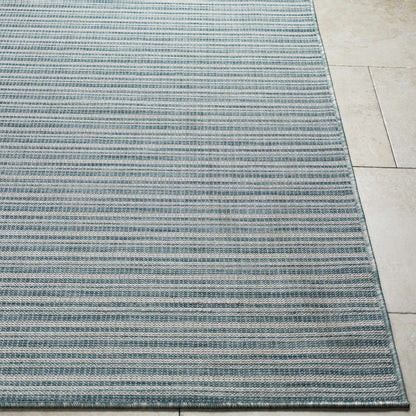 Greg Teal Outdoor Area Rug - Clearance