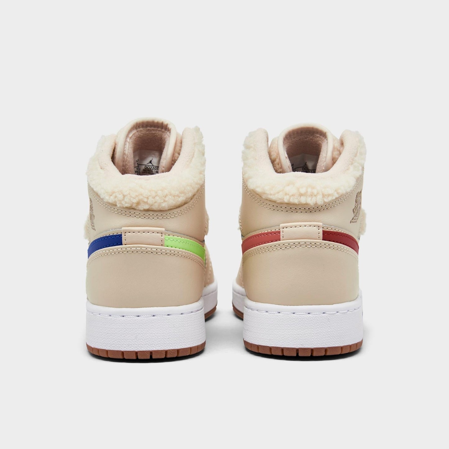 Air Jordan Grade School Retro 1 Mid Utility 'Fleece Pearl White' Gs Sneakers