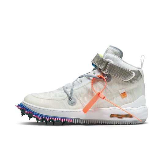 Nike Men's X Off-White Air Force 1 Mid 'White' Sneakers