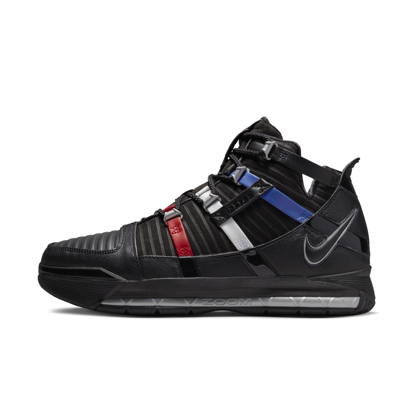 Nike Men's Lebron 3 'The Shop Black University Red 2022' Sneakers