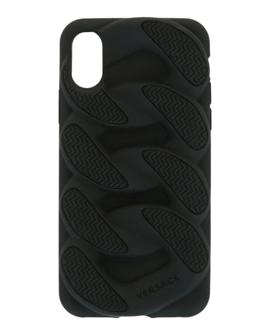 Versace Silicone Chain Reaction iPhone X Case by Carro Luxury Maison