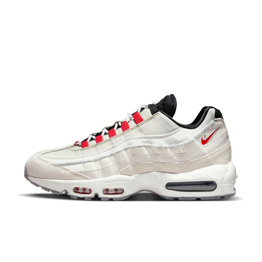 Nike Men's Air Max 95 'Light Bone Habanero Red' Sneakers