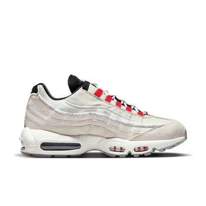 Nike Men's Air Max 95 'Light Bone Habanero Red' Sneakers