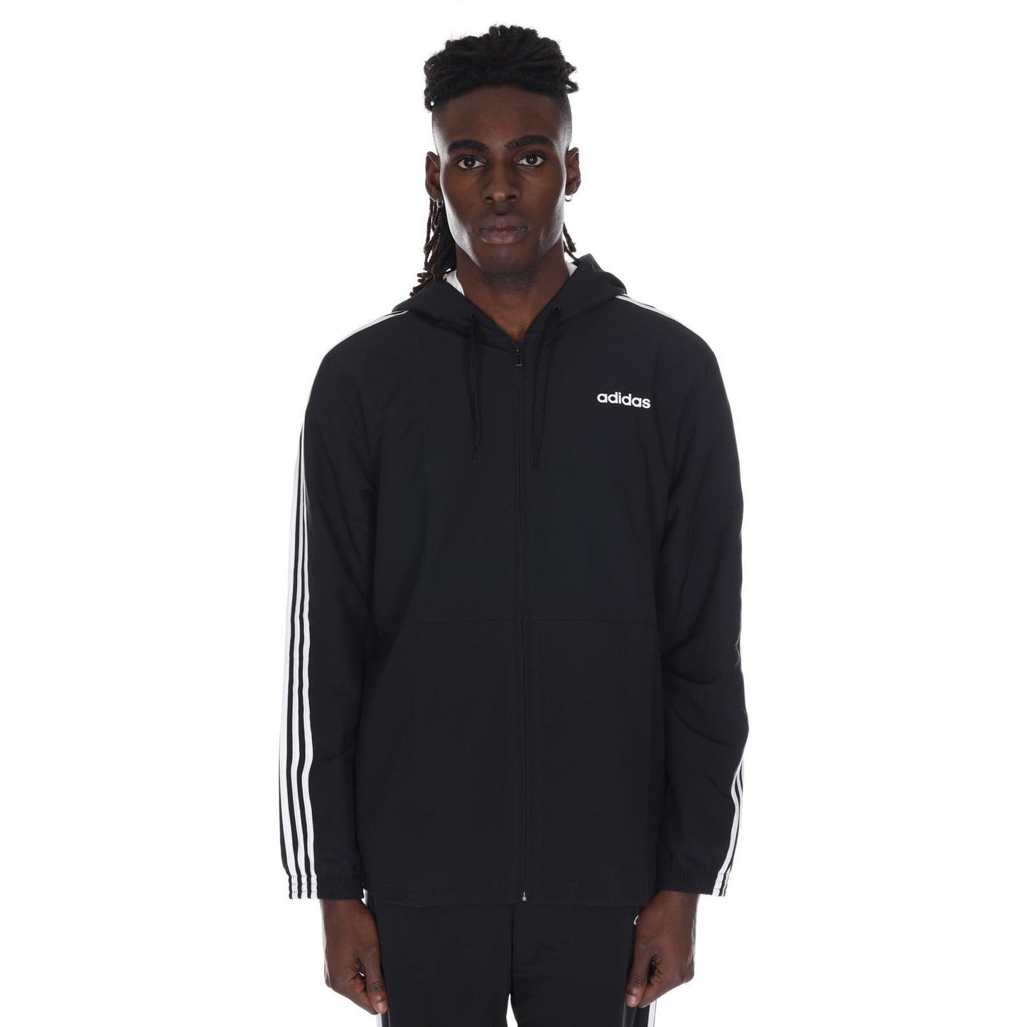 adidas Men's Essentials 3-Stripes Woven Windbreaker Windbreakers