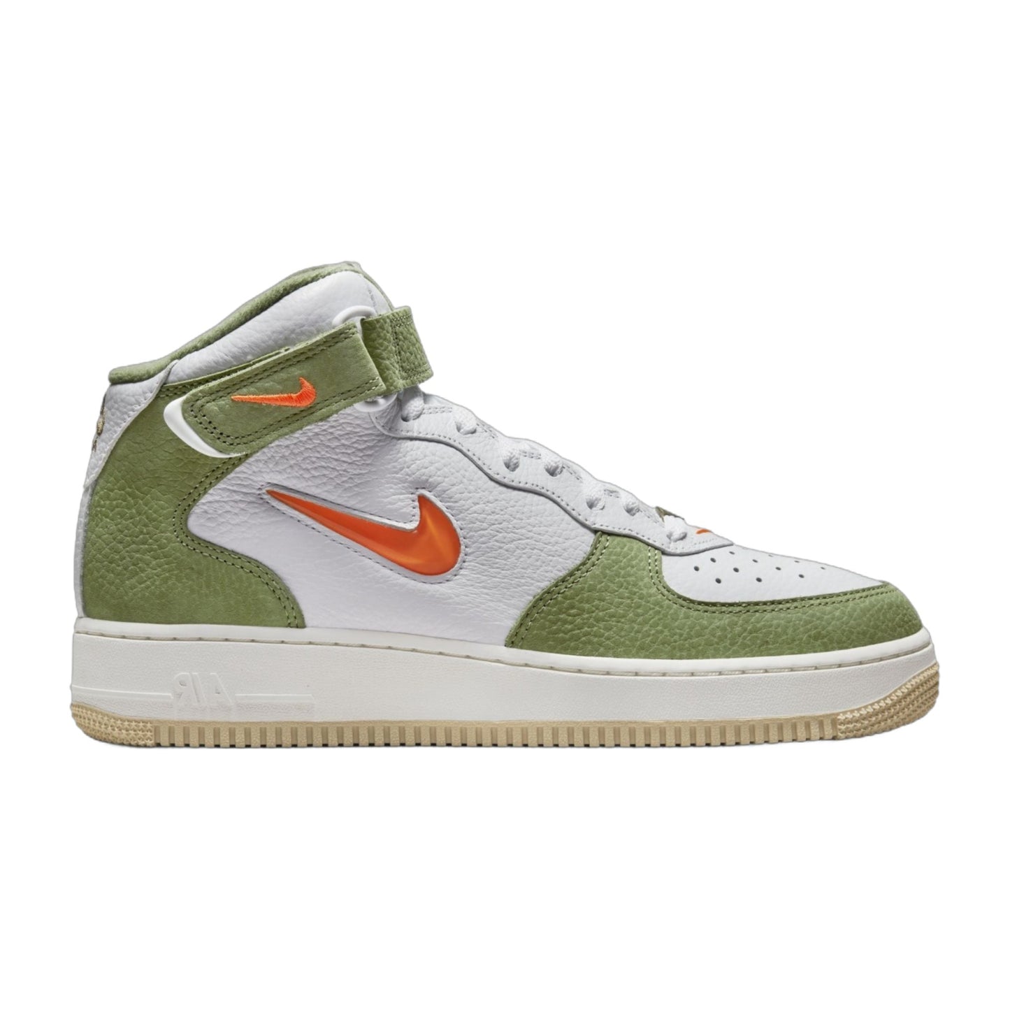 Nike Men's Air Force 1 Mid Qs 'Jewel Oil Green' Sneakers