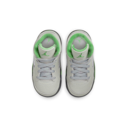 Air Jordan Toddlers Retro 5 Td 'Green Bean 2022' Sneakers