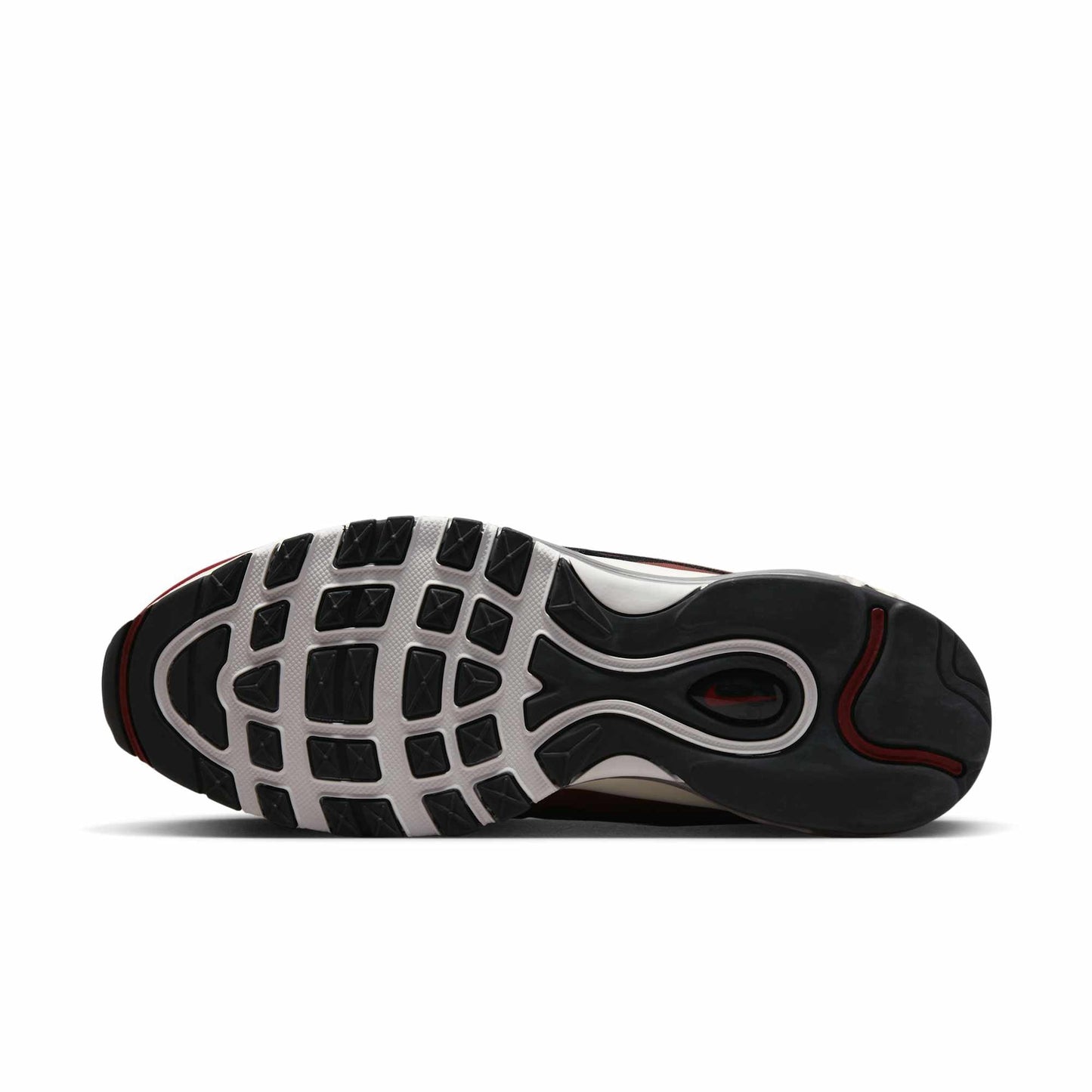 Nike Men's Air Max 97 'Black Team Red' Sneakers