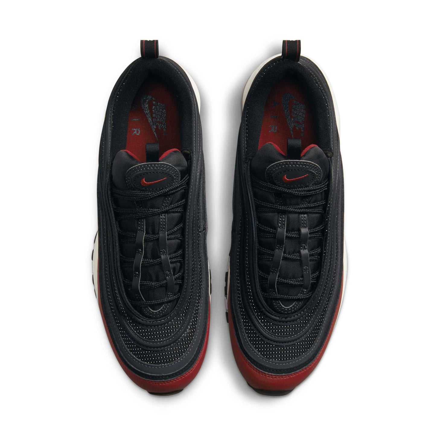 Nike Men's Air Max 97 'Black Team Red' Sneakers