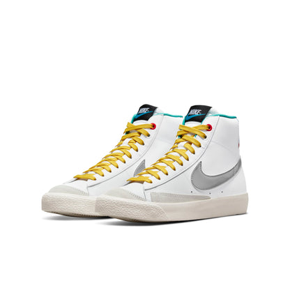 Nike Grade School Blazer Mid 77 'White Vivid Sulfur Gs' Sneakers