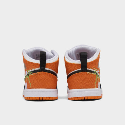 Air Jordan Toddlers Retro 1 Mid Se 'Basketball Blossom' Td Sneakers