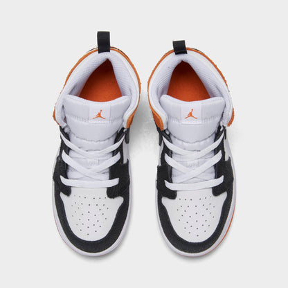 Air Jordan Toddlers Retro 1 Mid Se 'Basketball Blossom' Td Sneakers