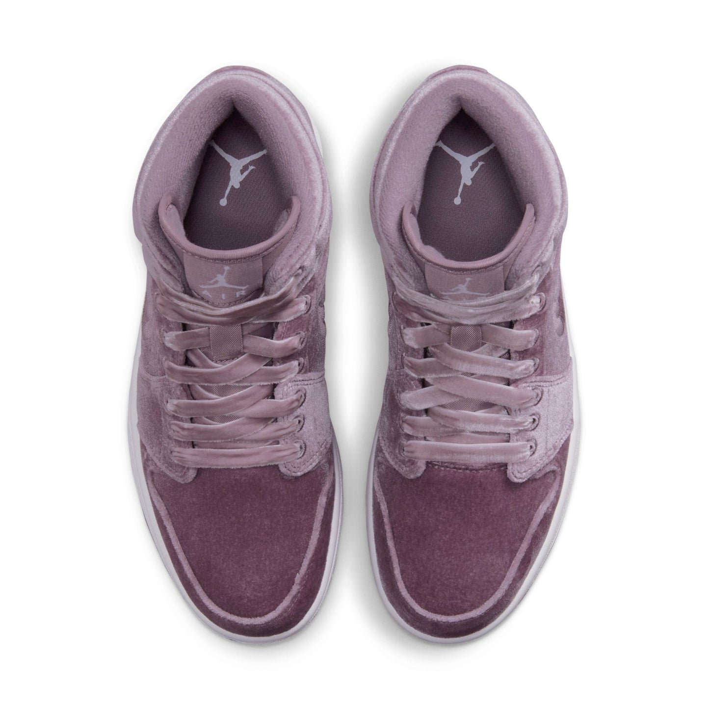 Air Jordan Women's Retro 1 Mid Se 'Purple Velvet' Sneakers