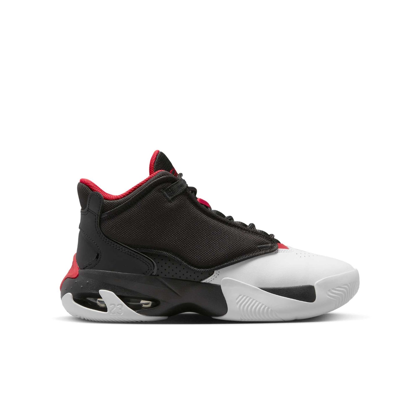 Grade School Air Jordan Max Aura 4 'Black White Gym Red (Gs)'