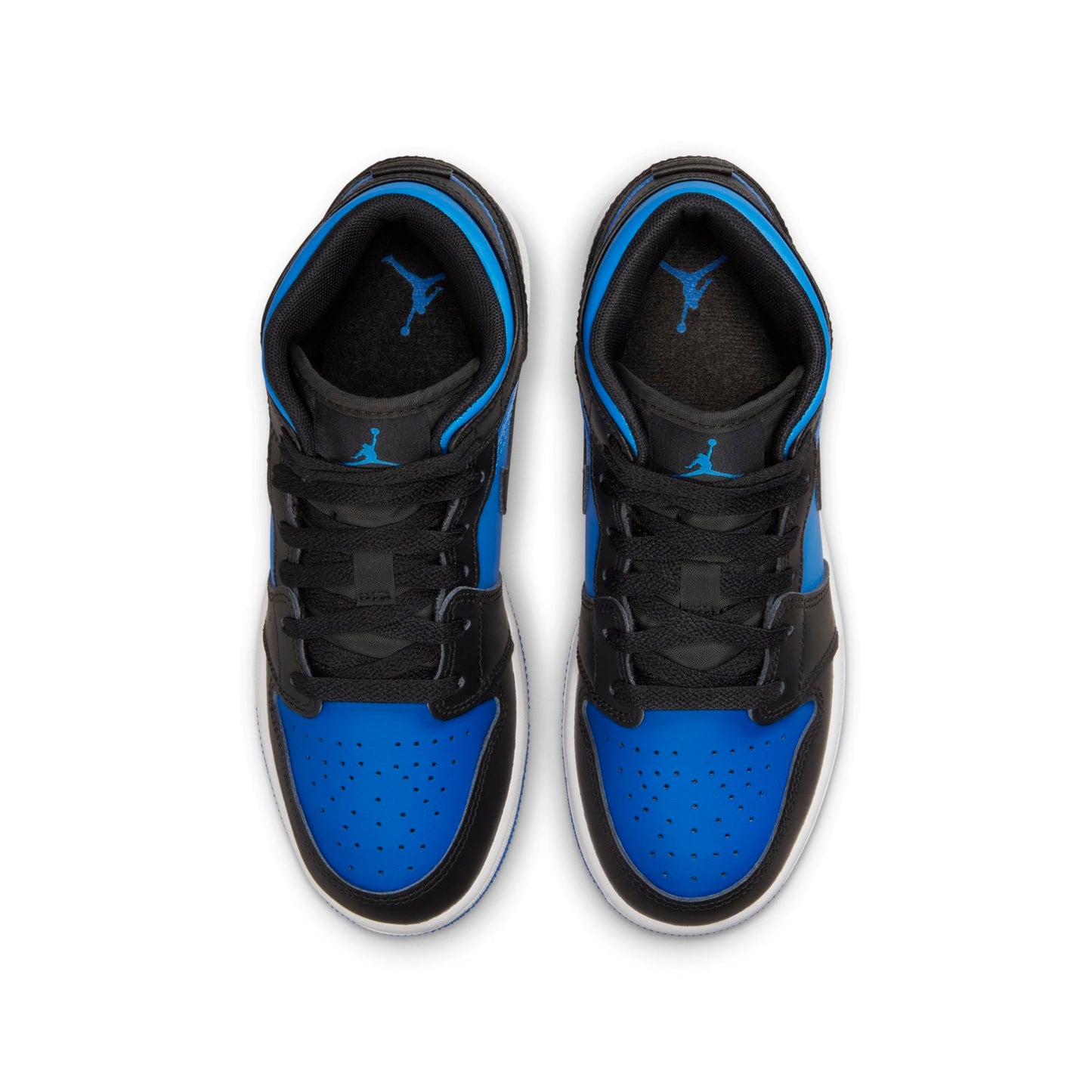 Grade School Air Jordan Retro 1 Mid 'Black Royal Blue' (Gs)