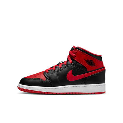 Air Jordan Grade School 1 Mid "Alternate Bred" Gs Sneakers