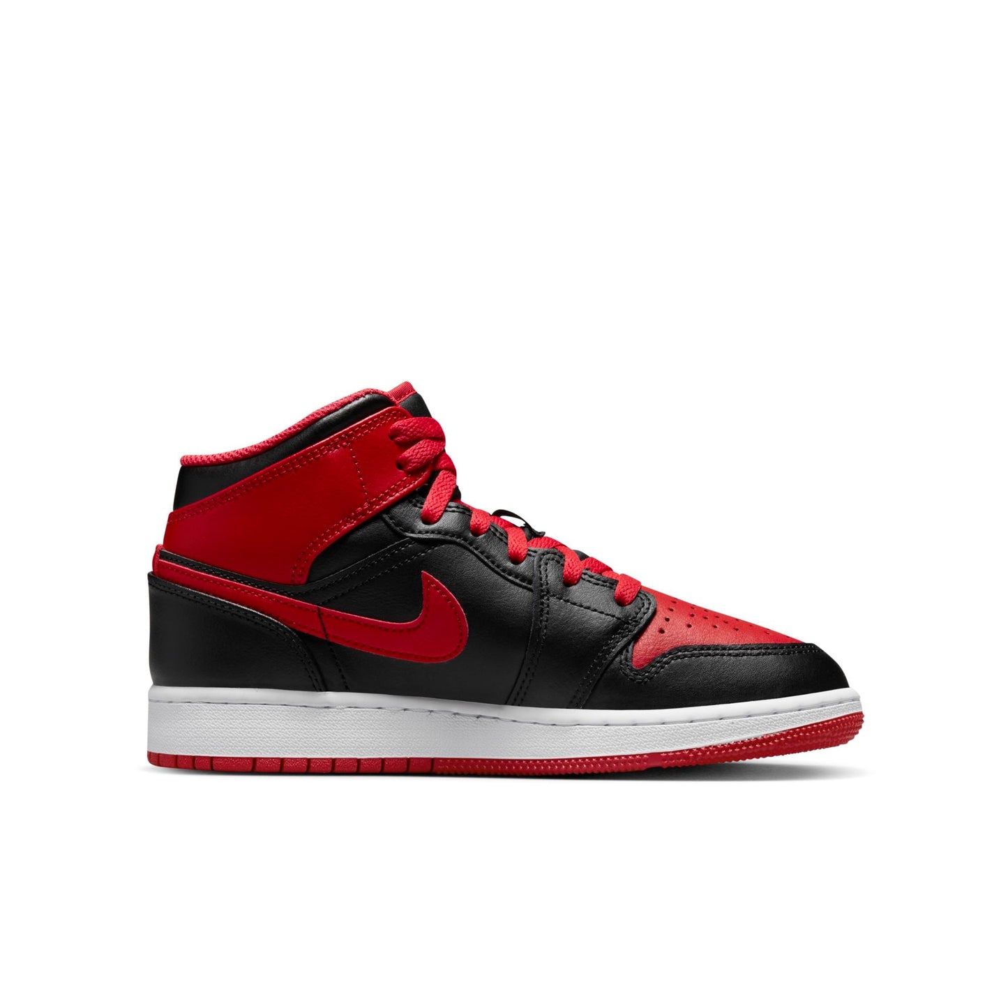 Air Jordan Grade School 1 Mid "Alternate Bred" Gs Sneakers