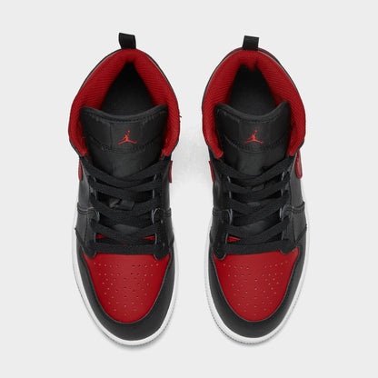 [dq8424-067] Preschool Air Jordan Retro 1 Mid 'bred Twist'