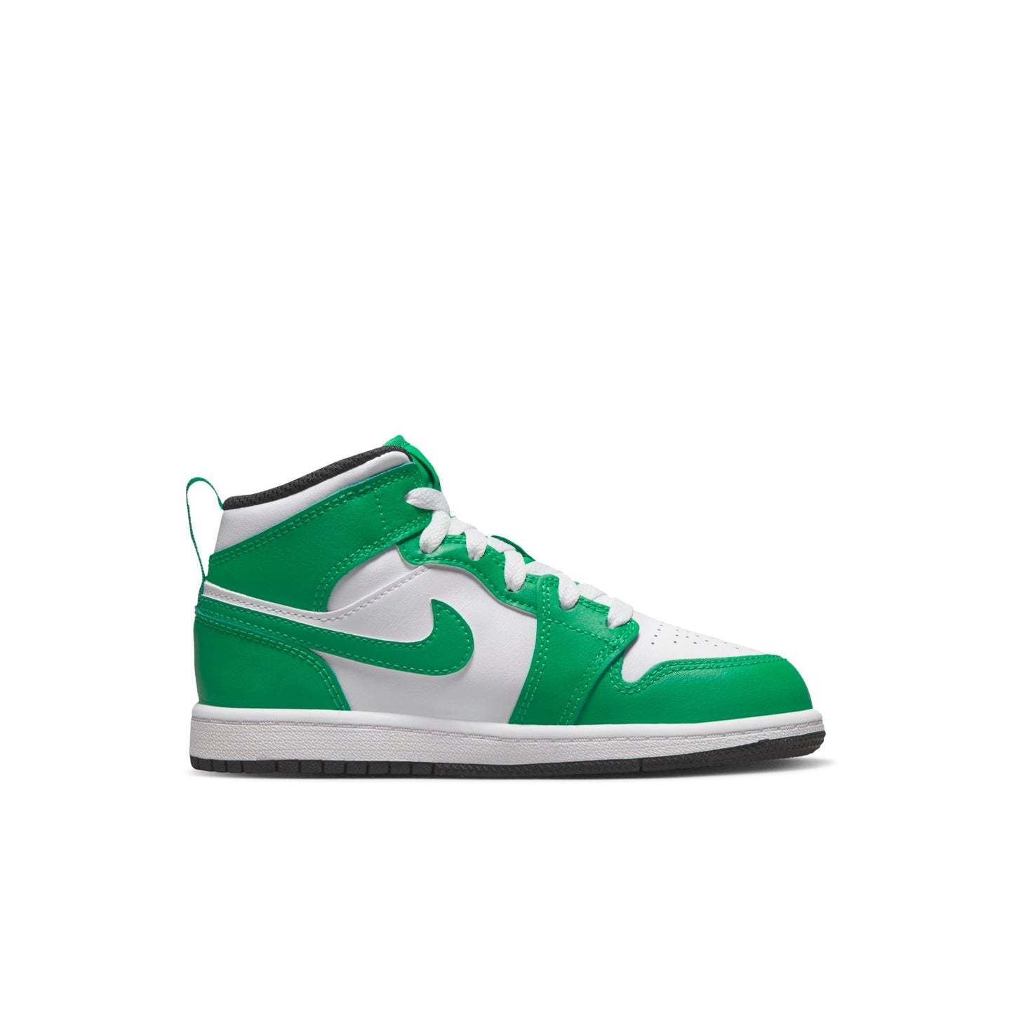 Preschool Air Jordan Retro 1 Mid 'Lucky Green' (Ps)